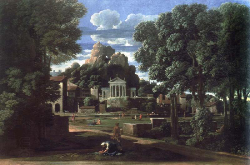 Nicolas Poussin the ashes of phocion collected by his widow oil painting picture